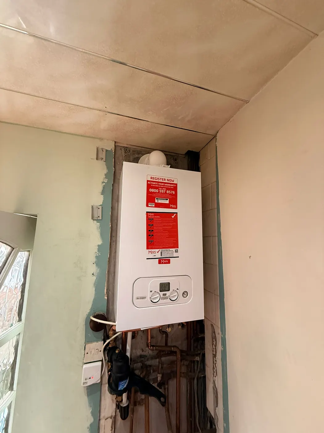 Combi boiler installation in Chester-le-Street
